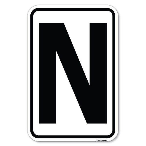 Safety Sign, 12 in Height, Aluminum, 18 in Length, 22938